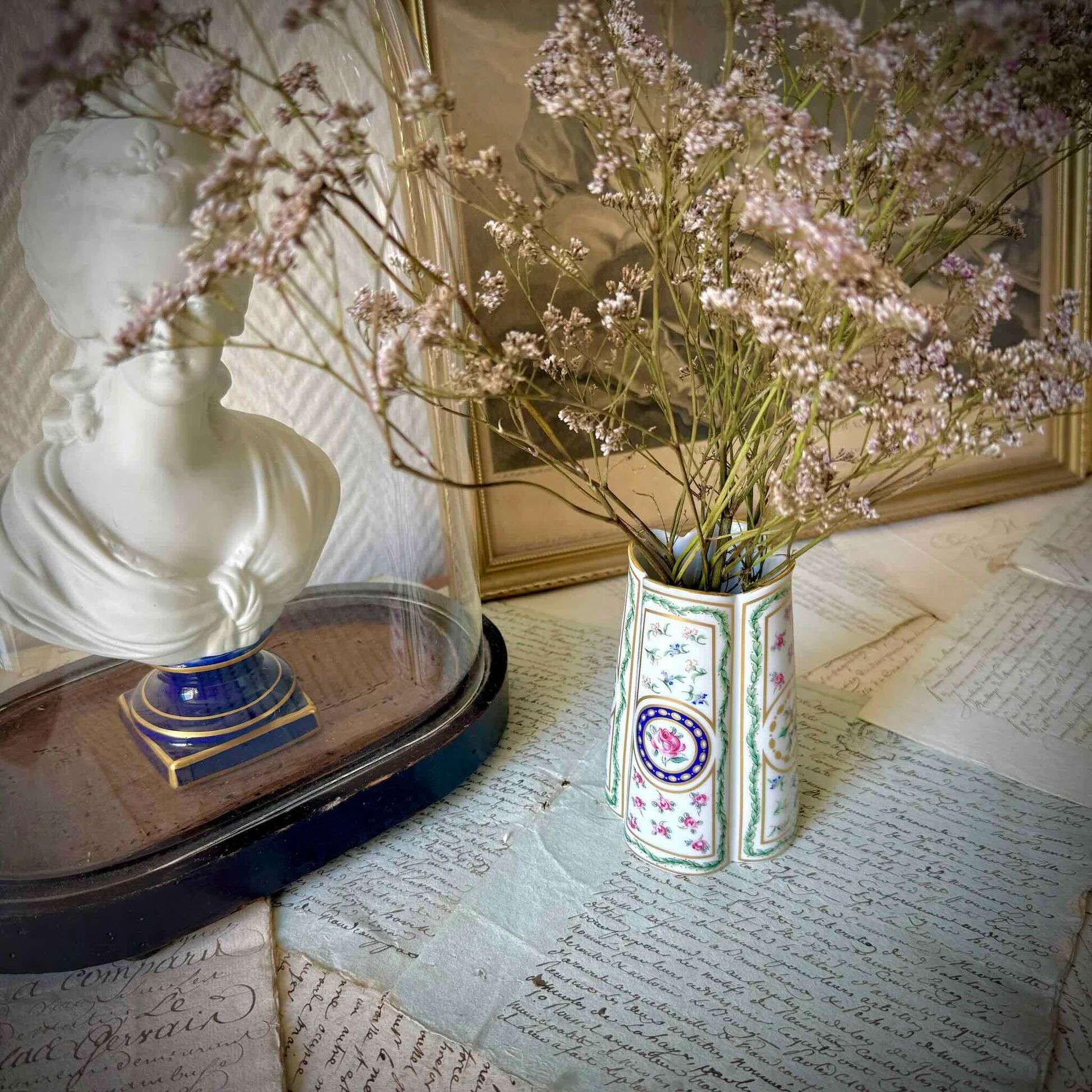 Haviland Limoges porcelain vase – Louveciennes model