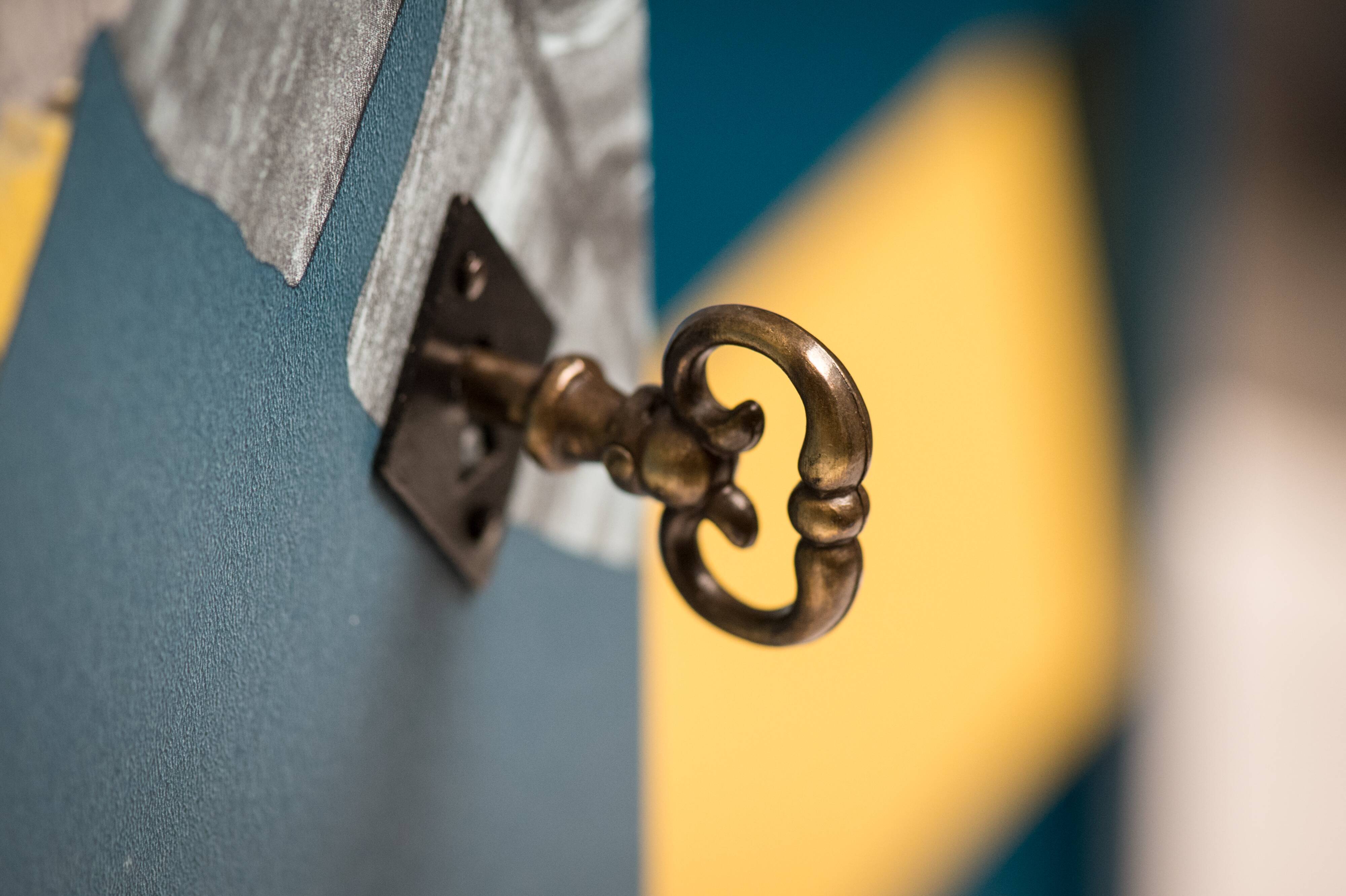 Desk, old sewing table