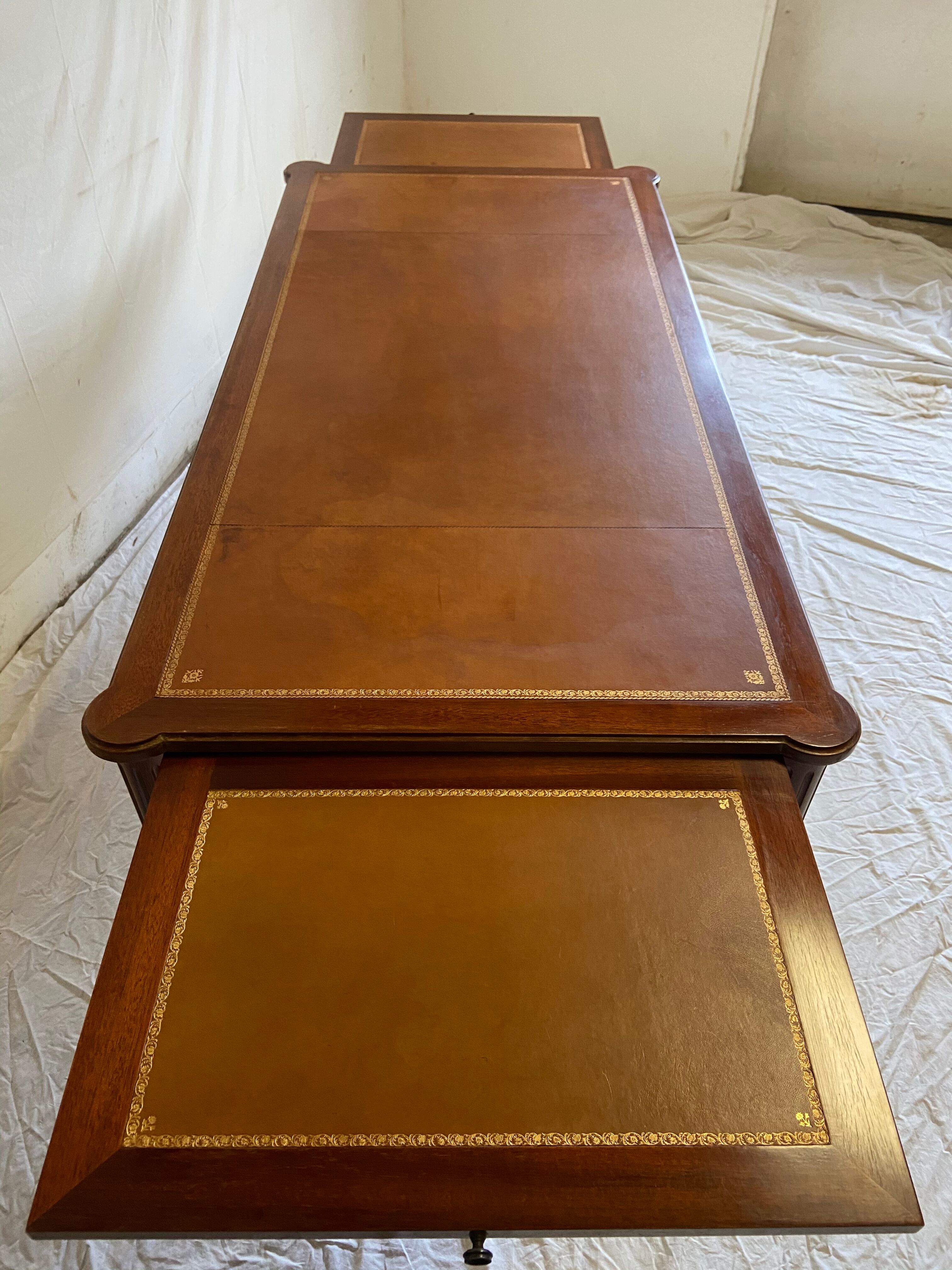 Louis XVI-style mahogany desk 1940