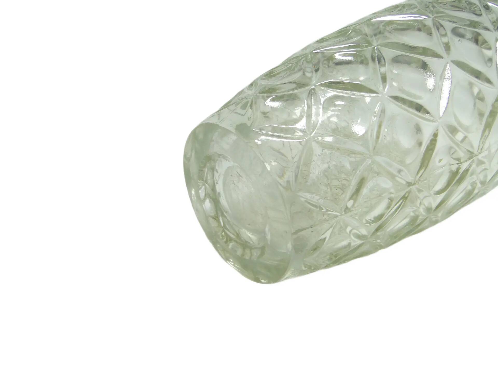 Vase, mid-century modern, glass, Huta Hortensja, Poland, 1950s