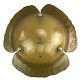 60s 70s Peill & Putzler ceiling lamp glass space design lamp