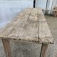 Table de ferme longue et étroite