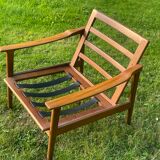 Scandinavian armchair, Teak frame without cushions