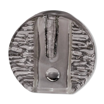 Walther Glass Bullseye Vase by Heiner Düsterhaus, Germany, 1970s