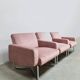 Vintage modular sofa lounge chair 'Nude tone'