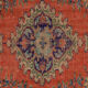 Anatolian handmade vintage rug 250 cm x 150 cm