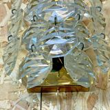 60s 70s Kinkeldey Wall Light Glass Wall Lamp Space Age Design 60s 70s