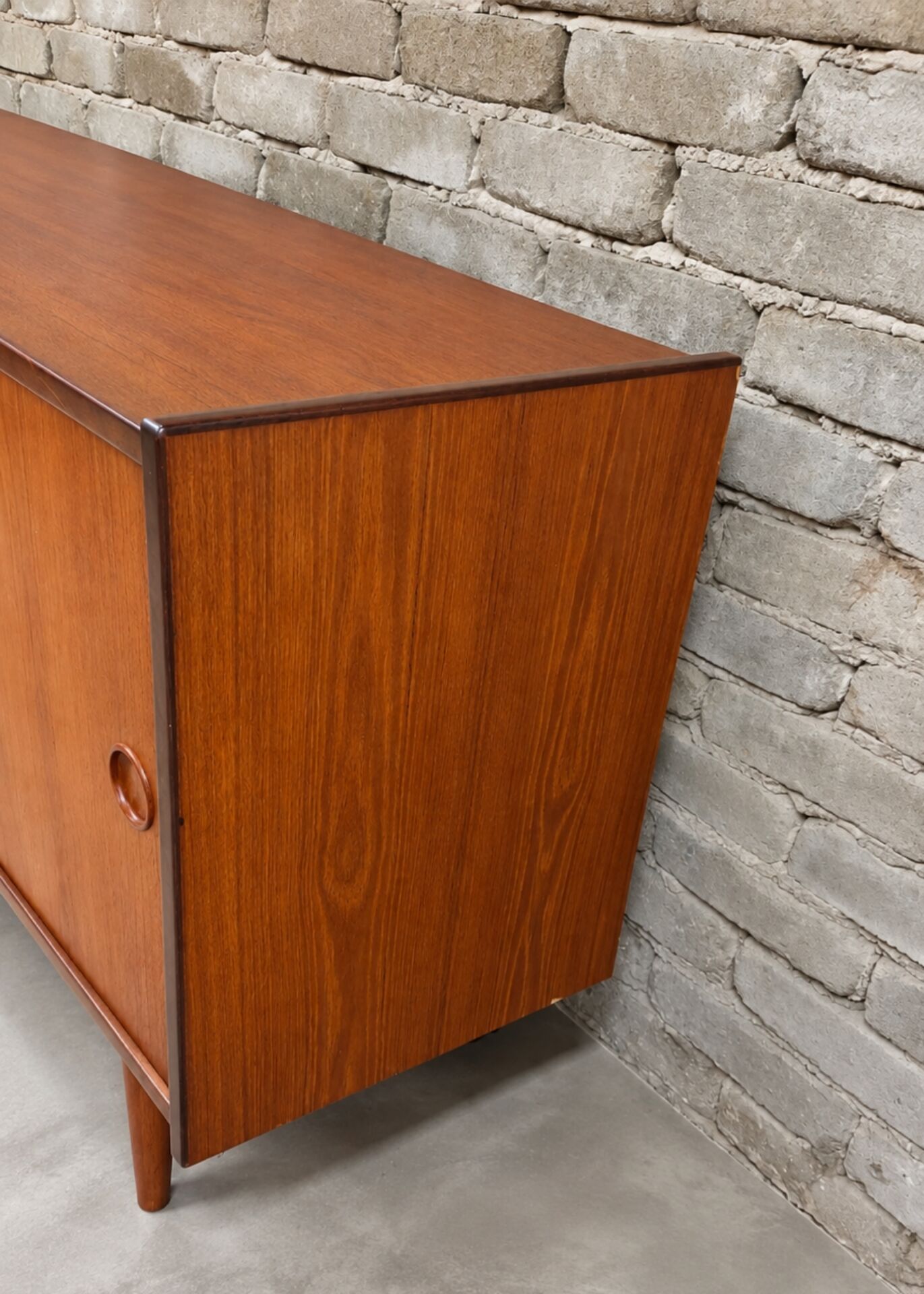 Large Scandinavian teak sideboard – 1960s