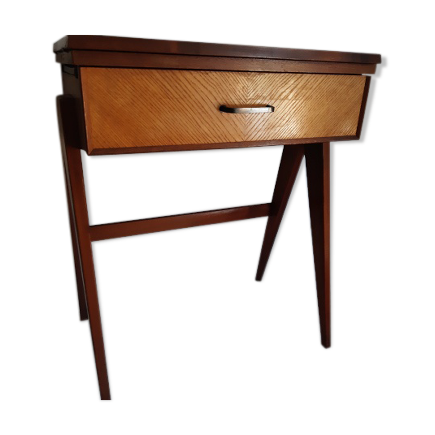Scandinavian style compass feet desk