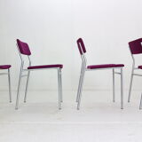 Set of 4 dinning room chairs Martin Visser "SE07"  for 't Spectrum Bergeijk, 1960