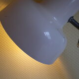 Enamelled tole articulated lamp - 2 arms - 70s