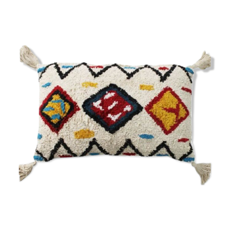 Azilal-style Berber cushion in cotton