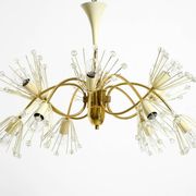 Beautiful brass chandelier by Emil Stejnar for Rupert Nikoll