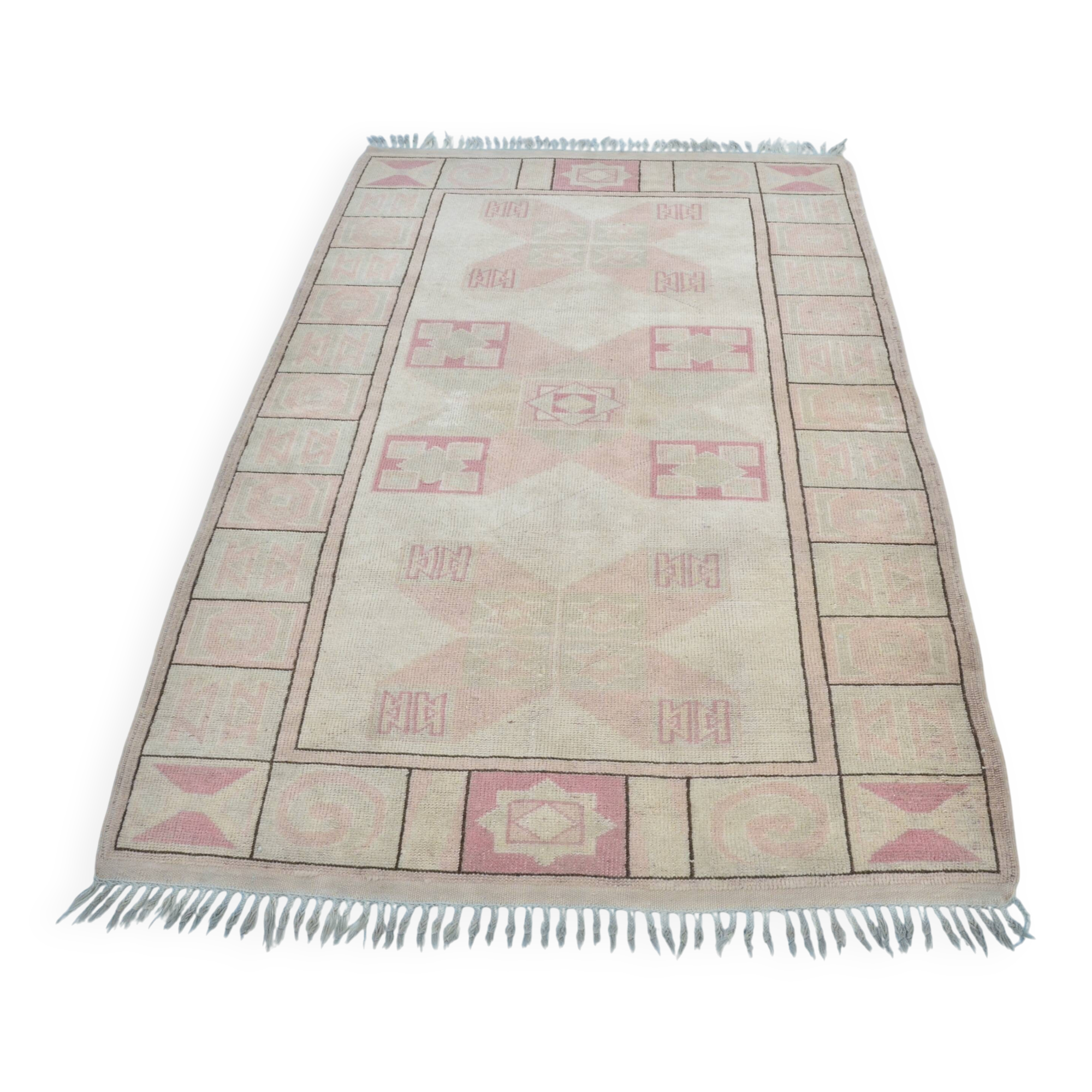 Turkish Oushak handmade rug sku 3601