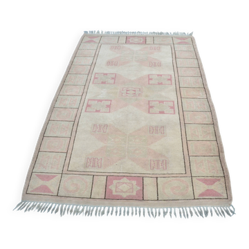 Turkish Oushak handmade rug sku 3601