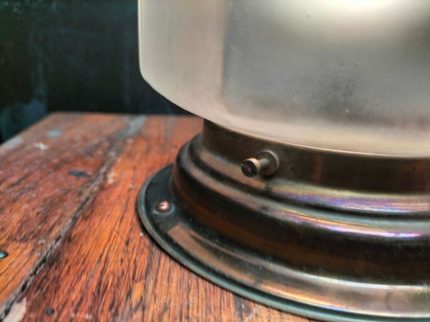 Art Deco table lamp "skyscraper"