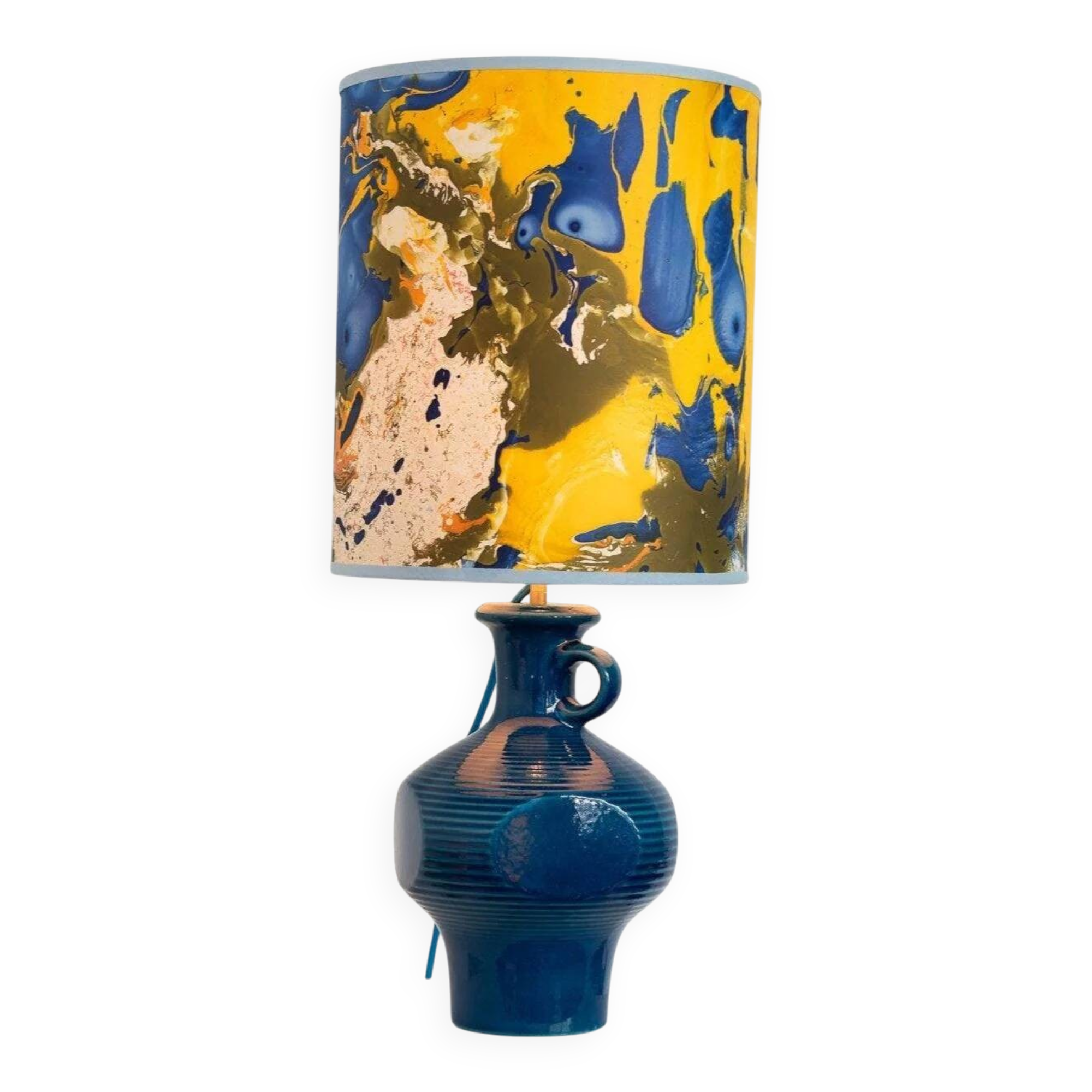 Lampe vintage à partir d'un vase Mid Century de Steuler, Cari Zalloni