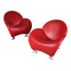 1990s “papageno” chairs by leolux, netherlands