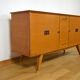 Vintage 1950/1960 Golden Oak Compass Leg Sideboard