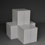 Table basse sculpturale minimaliste, années 1980