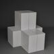 Table basse sculpturale minimaliste, années 1980