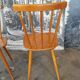Set de 4 chaises bistrot à barreaux vintage