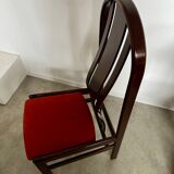 Lot 6 old Italian design bentwood chairs from the 70s vintage