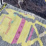 Berber carpet in wool beni ouarain 200x270cm