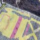 Berber carpet in wool beni ouarain 200x270cm