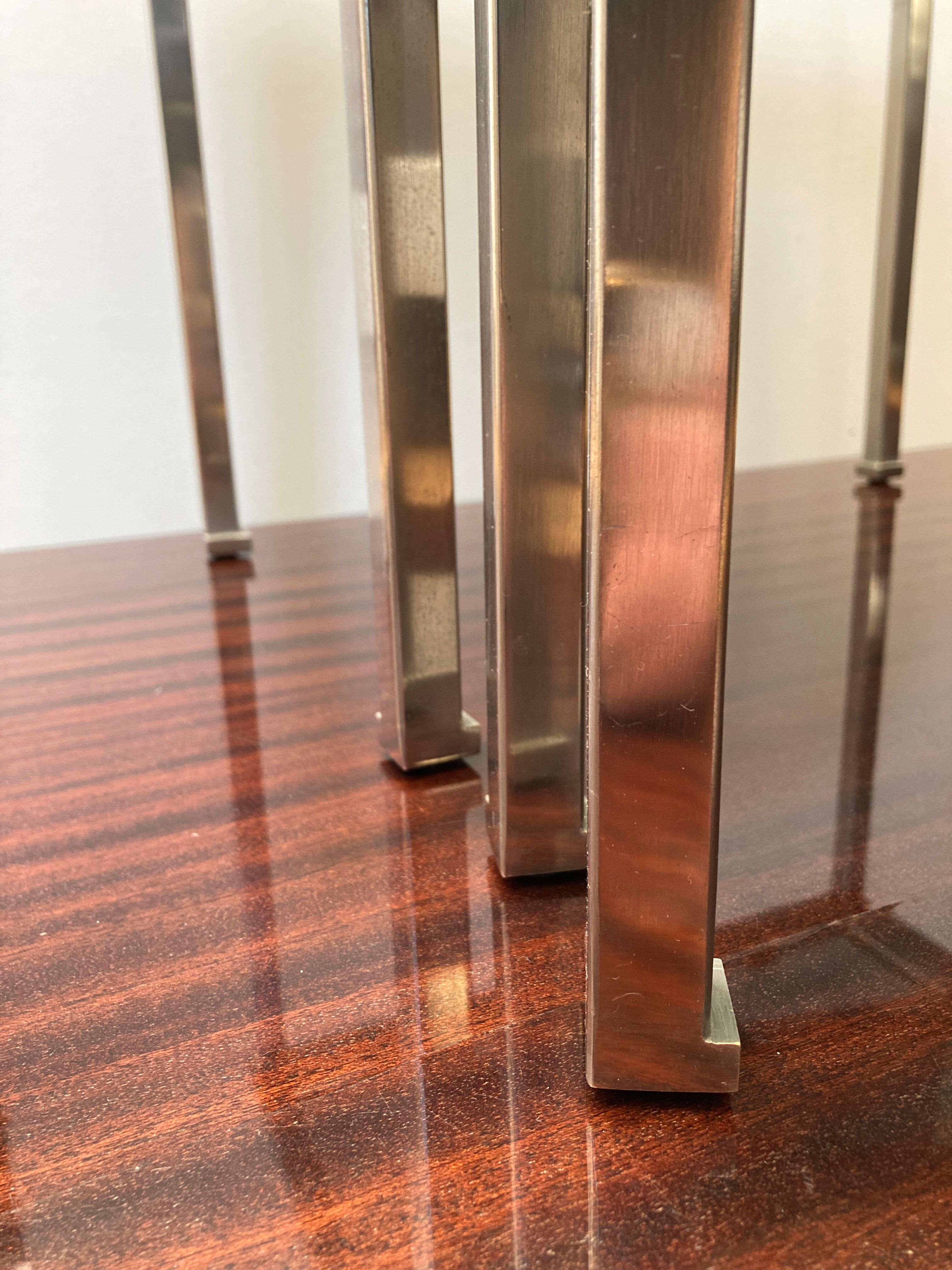 Guy Lefevre pull-out tables for Maison Jansen, 1970