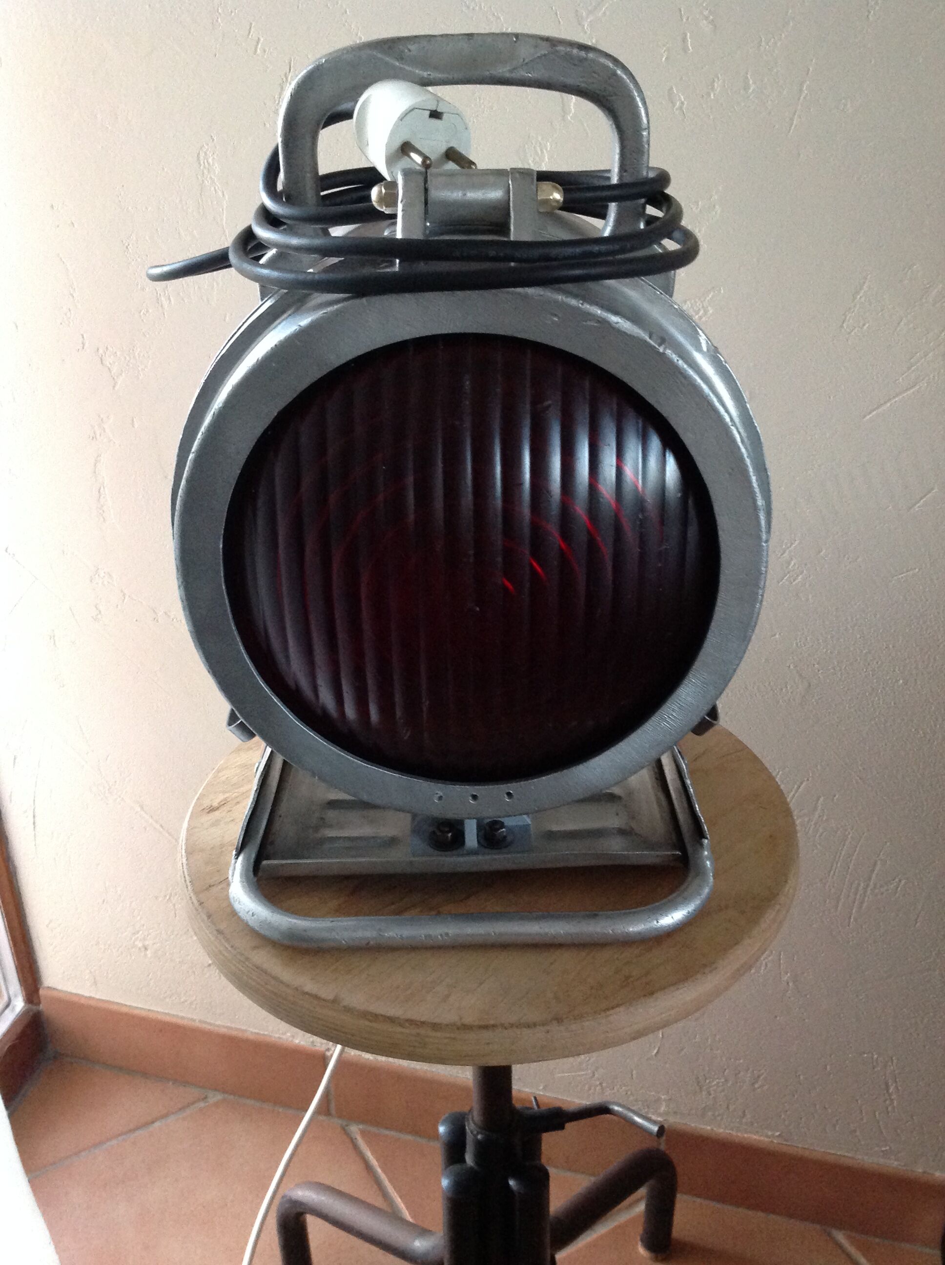 Former SNCF lantern - vintage 70s