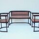 Art Nouveau chairs and sofas by Josef Hoffmann for Thonet