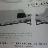 Johannes Andersen Sofa Excellent for AB Trensums Fåtöljfabrik, Reupholstered in KVADRAT