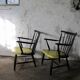 Set of 2 spindle back armchairs, Tapiovaara , Yngve Ekstrom style
