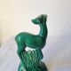 Figurine zoomorphe art déco faon vert