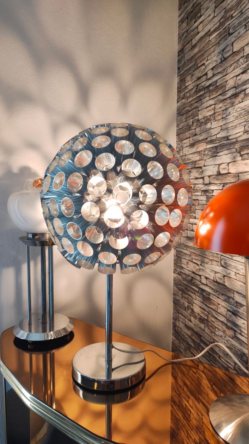 Lot une Lampe et une suspension  vintage 1990