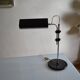 Vintage black modernist table lamp 50 1950 Bauhaus