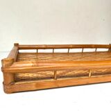 Vintage bamboo and rattan tray