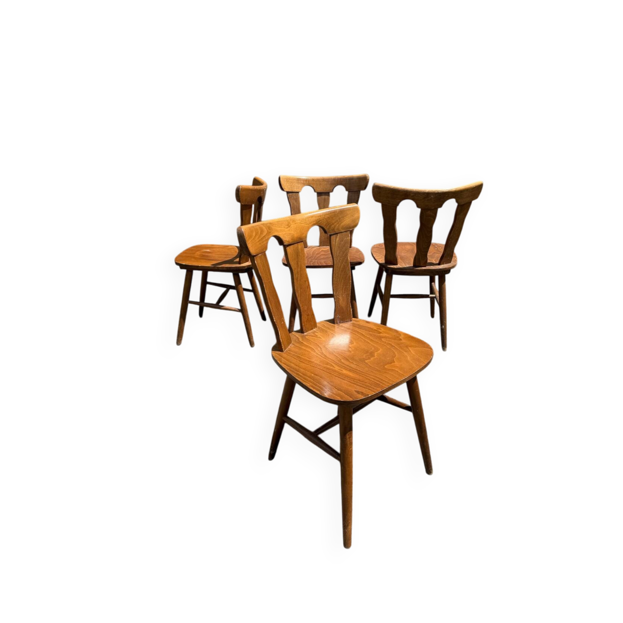 Bistro Chair / Wood / Vintage / Baumann style (MARCOREST)