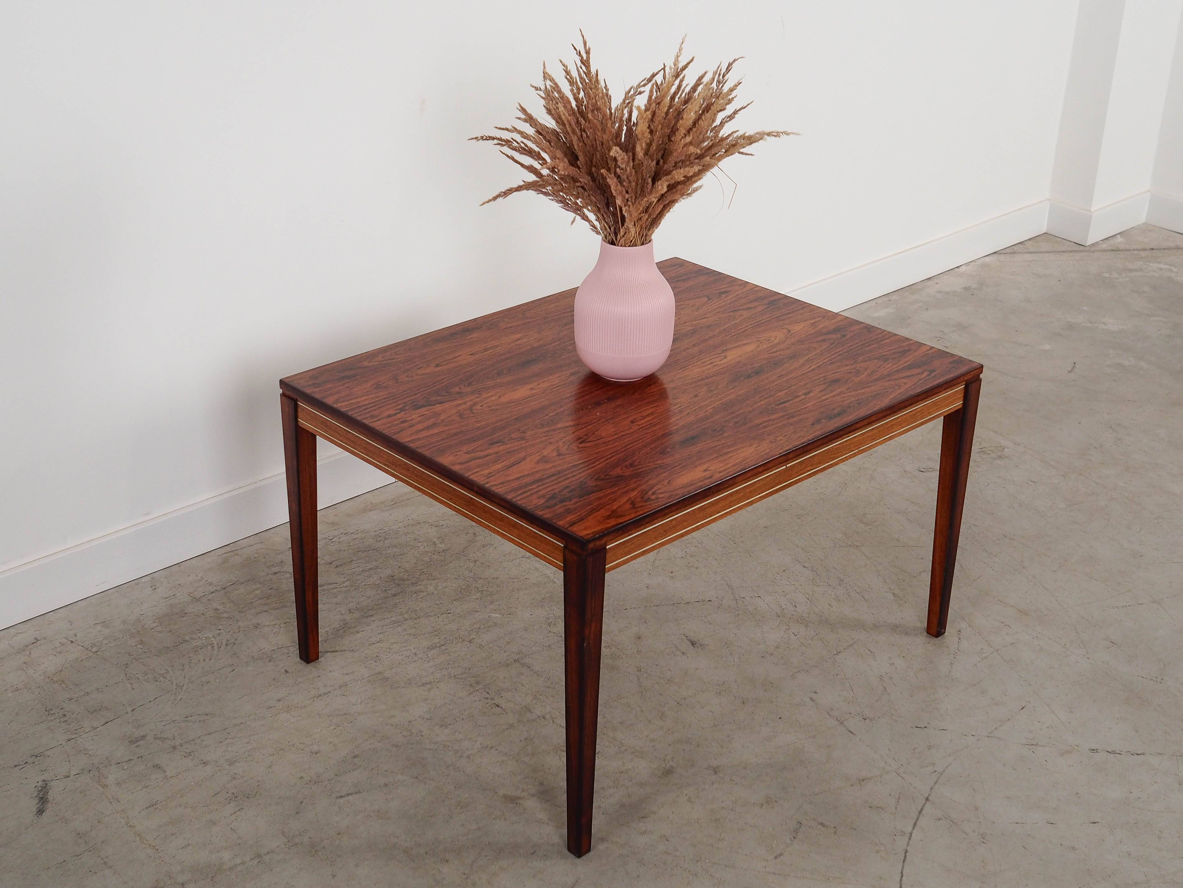 Rosewood coffee table, Danish design, 1970s, made in Denmark