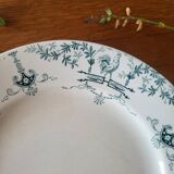 Ancienne Assiette en Faïence KG Lunéville modèle Brienne