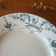 Old Earthenware Plate KG Lunéville model Brienne