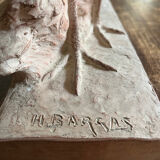 Terracotta sculpture by Henri Bargas