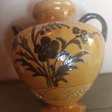 Glazed terracotta pitcher