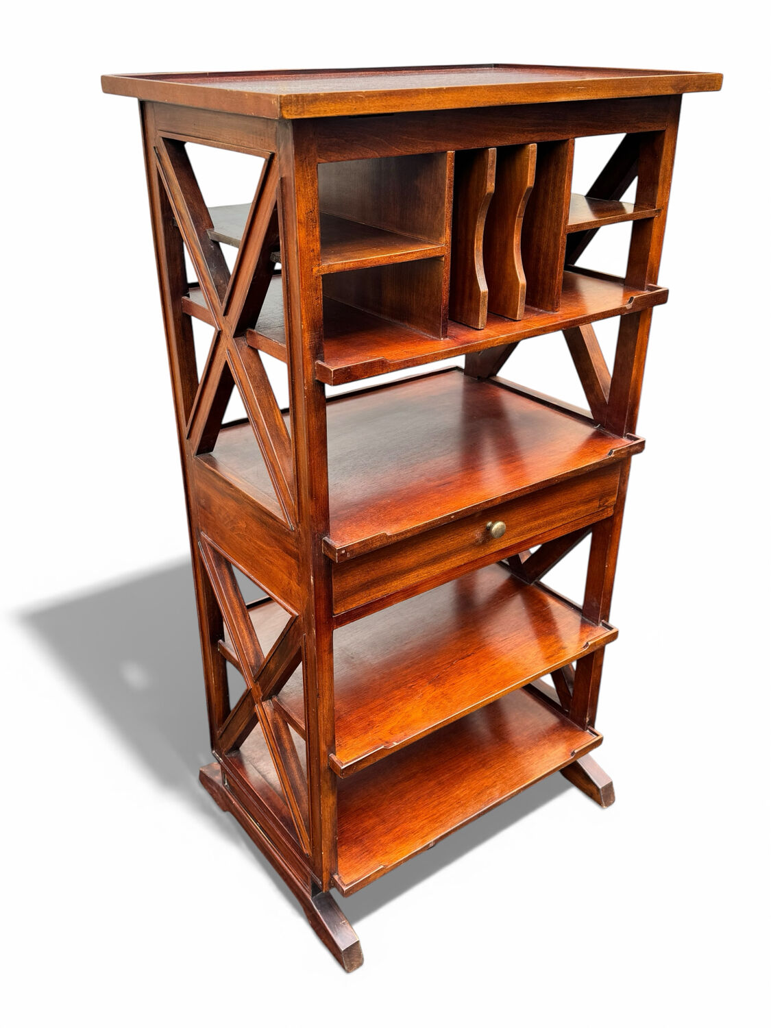 Bibus furniture with an adjustable shelf – vintage library furniture