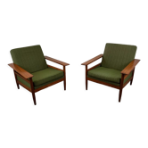 Paire de fauteuils scandinave