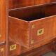 Antique mahogany and brass wardrobe, United Kingdom, 20th century