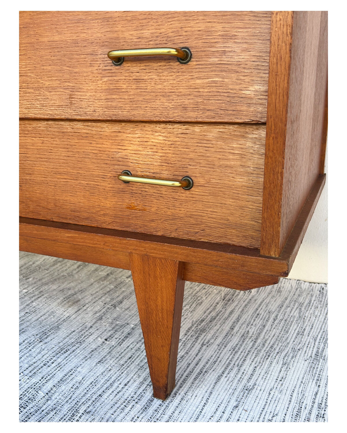 Chest of drawers in a row