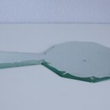 Bevelled hand mirror 26x15cm