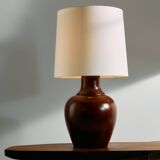 Lampe de table en céramique allemande